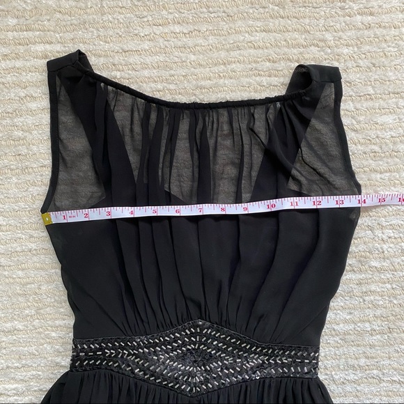 Little Mistress chiffon black dress - Picture 11 of 16